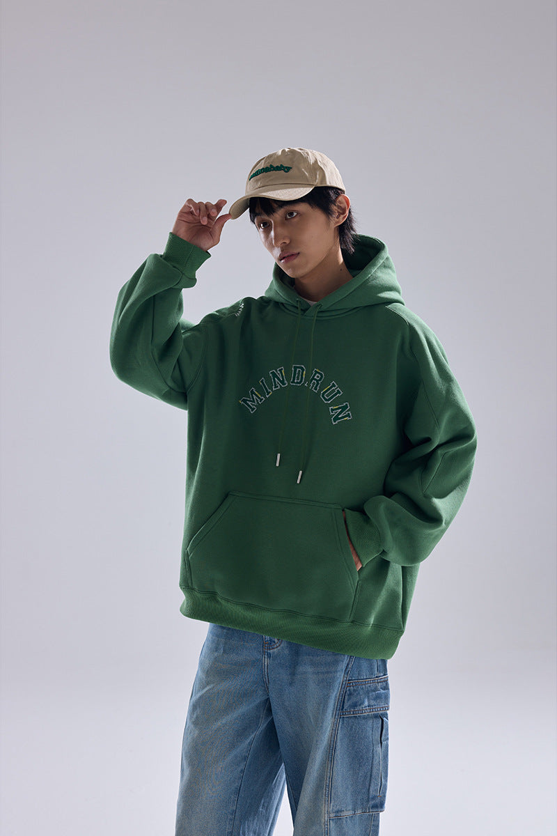 Sudadera con capucha de polar acolchada y suelta