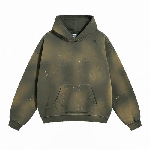 Moletom com Spray Dye - verde / M