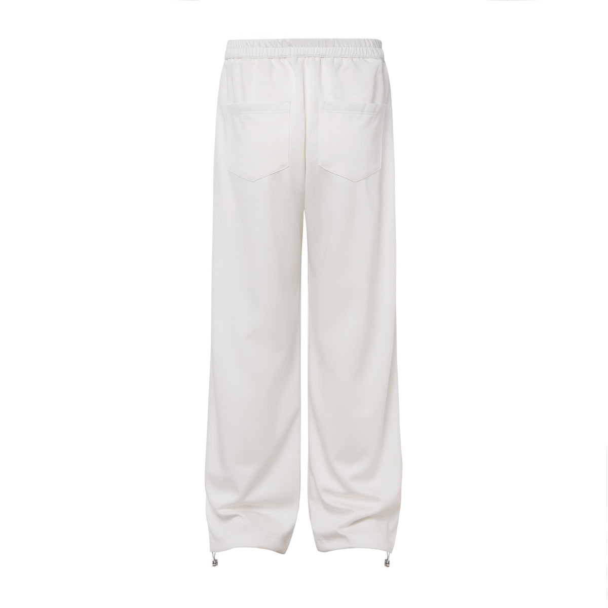Pleats Draped Straight Sweatpants