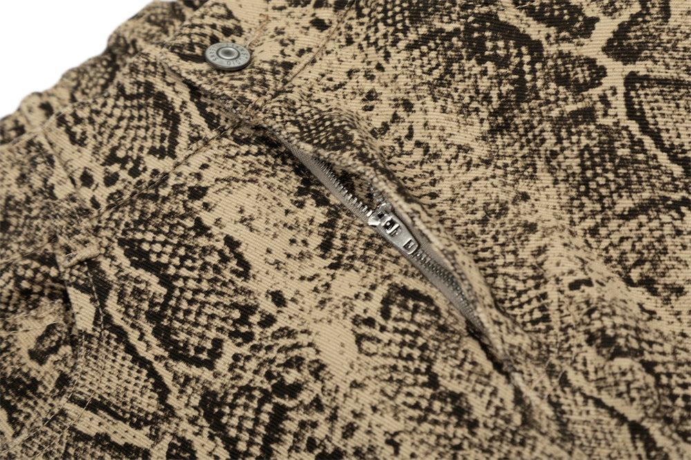 Python Pattern Digital Print Pants