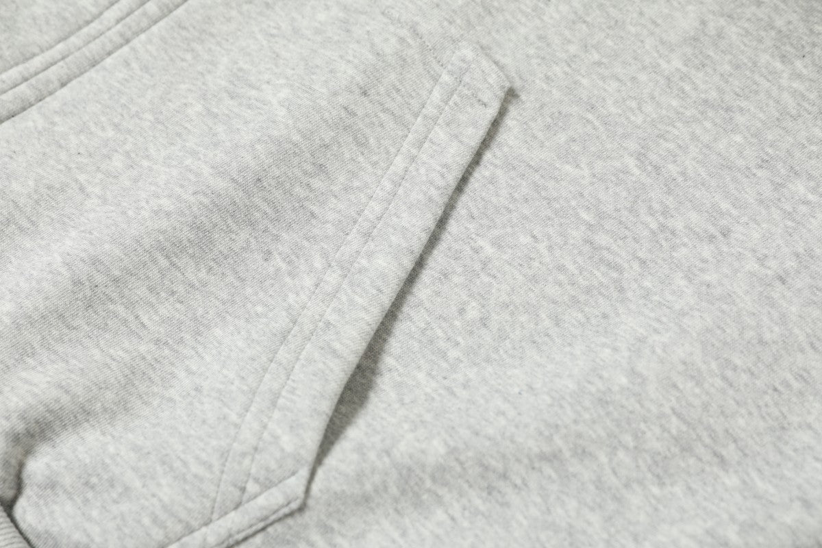 Gradient Washed Stain Dye Zipper Hoodie
