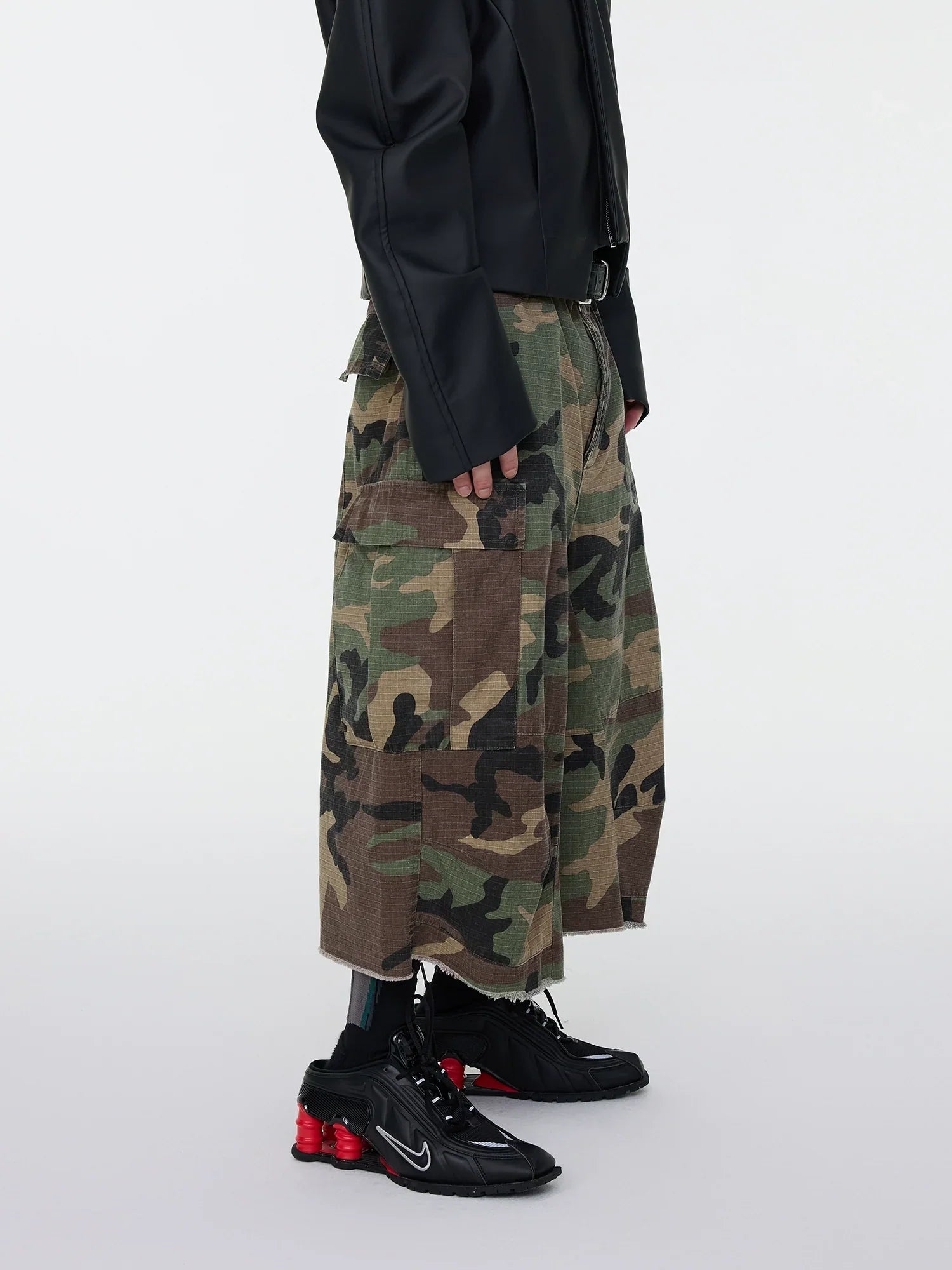 Camouflage Multi-Pocket Cargo Short