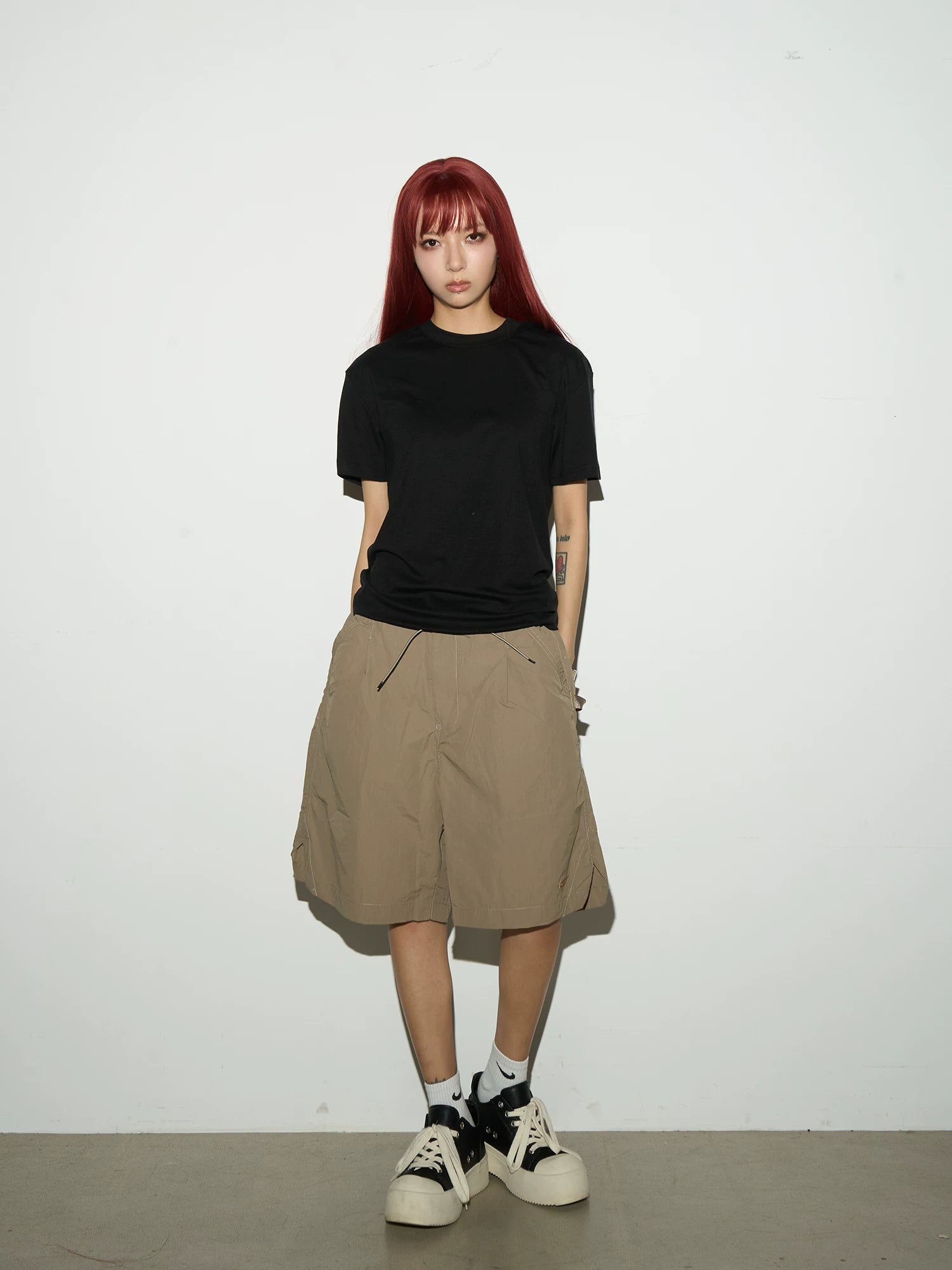 Plain Fitted Short Sleeve T-Shirt