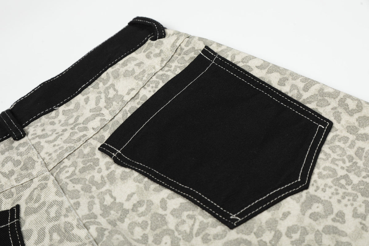 Leopard Pocket Jort