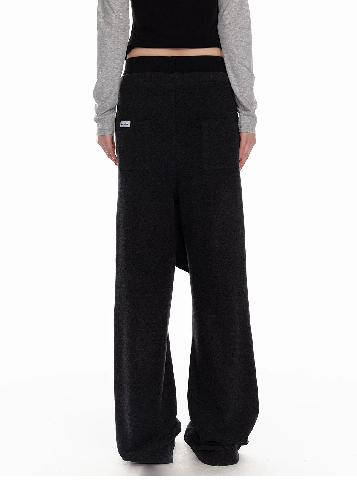 Horn Fur Collar Fuzzy Zipper Hoodie & Wide-Leg Pants Setup