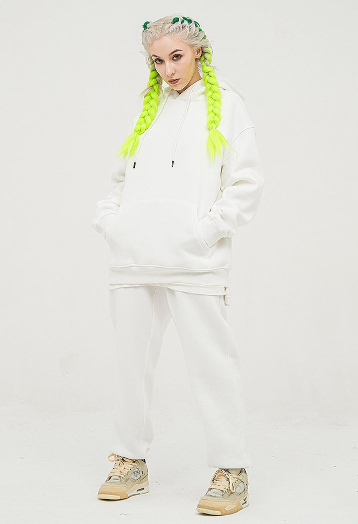 white hoodie