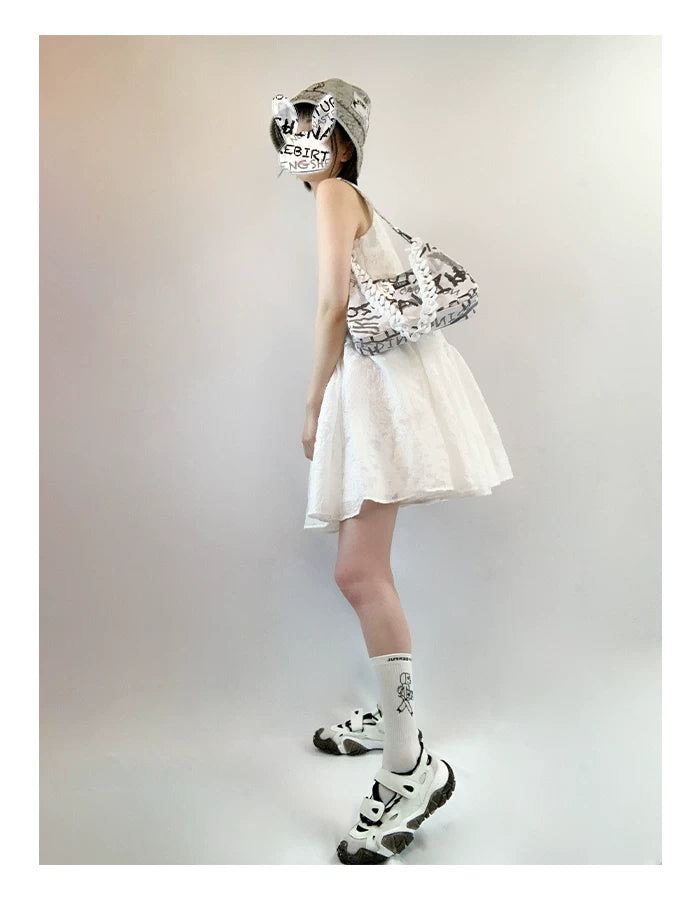 Graphic Design Chain Shoulder Bag