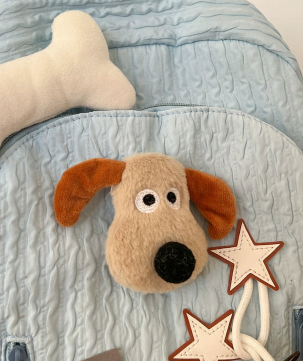 Gromit Dog Backpack with Plush Bone & Star Charms