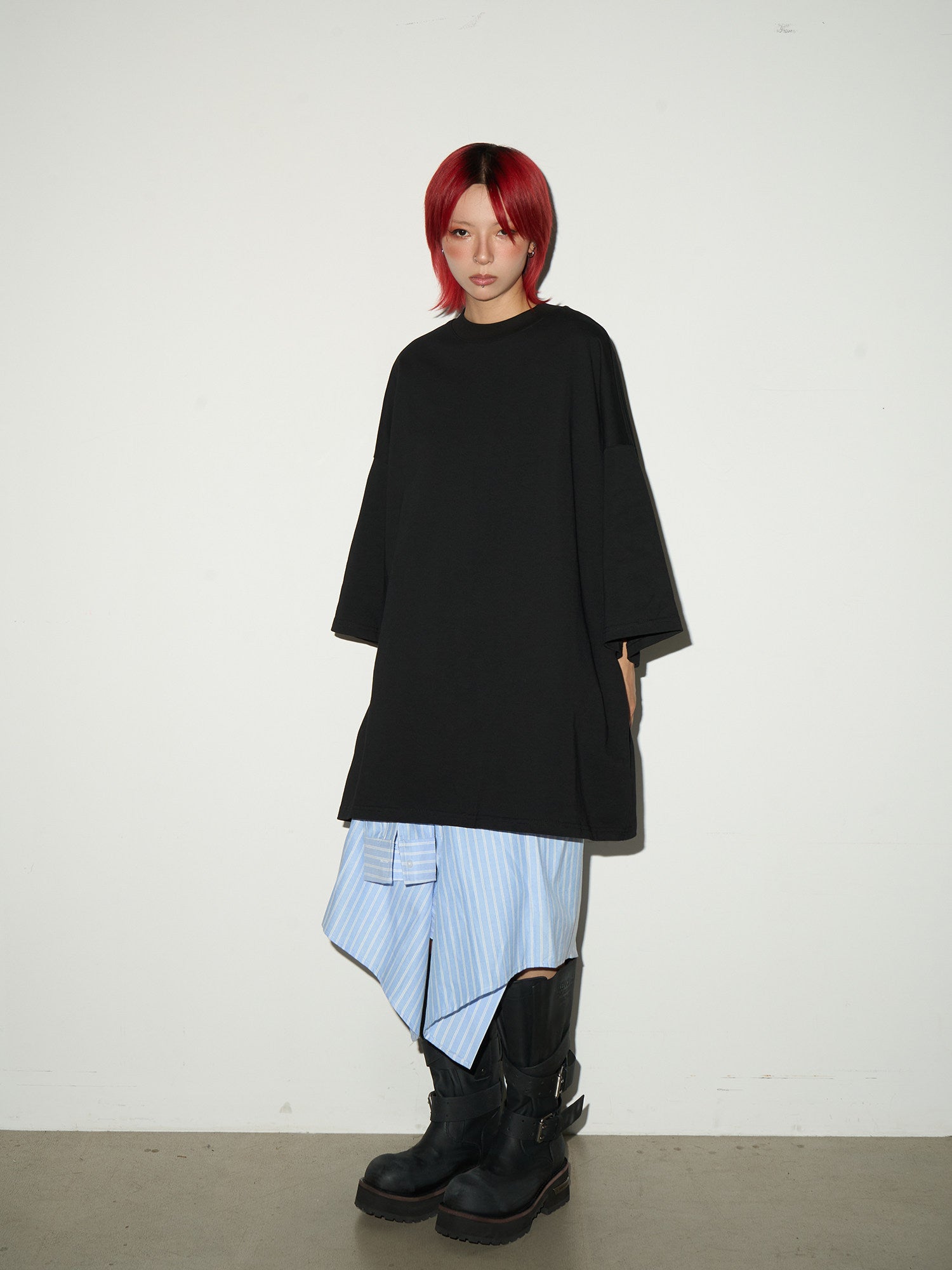 Oversize Longline Short Sleeve T-Shirt