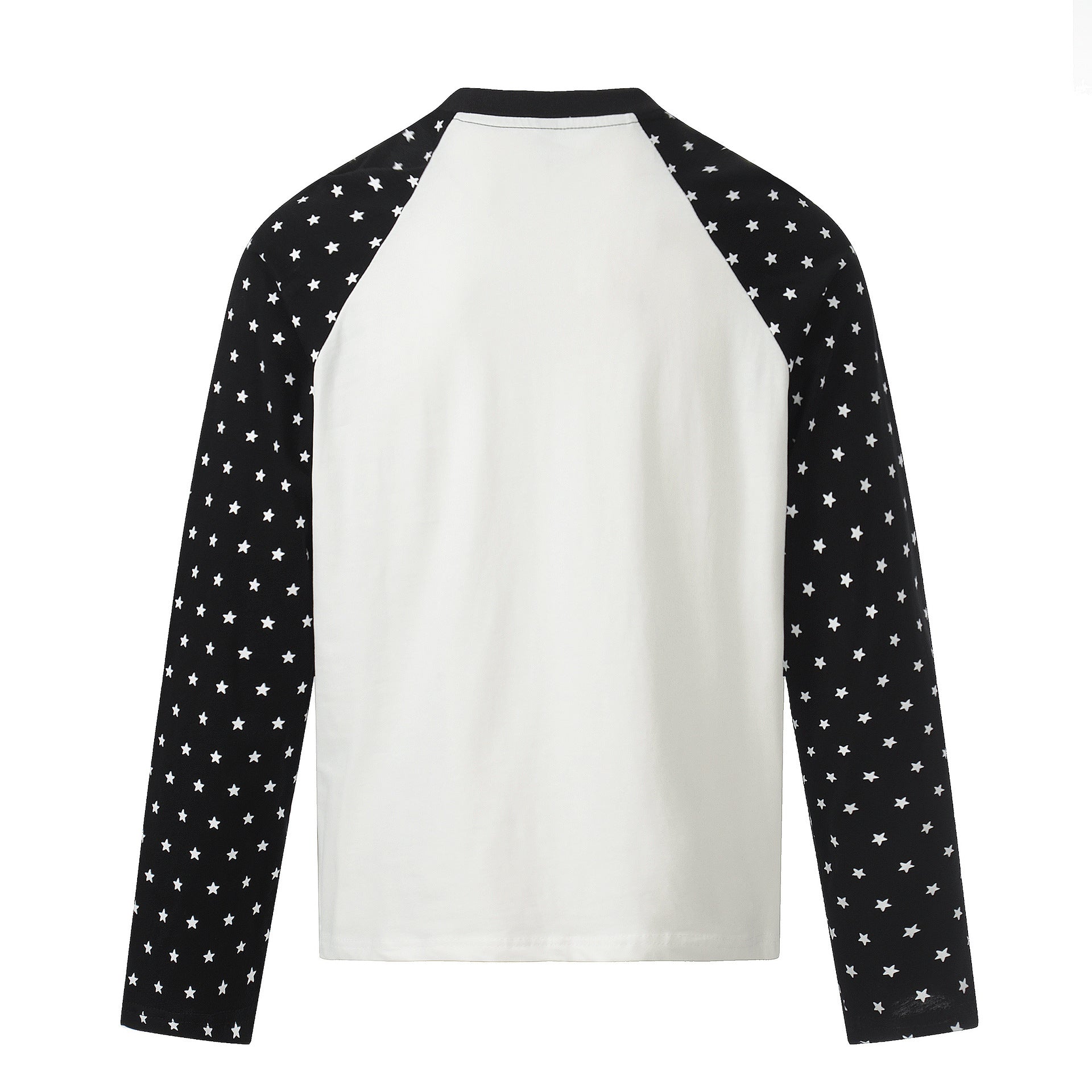 Graphic Letter Polka Dot Print Long Sleeve T-Shirt