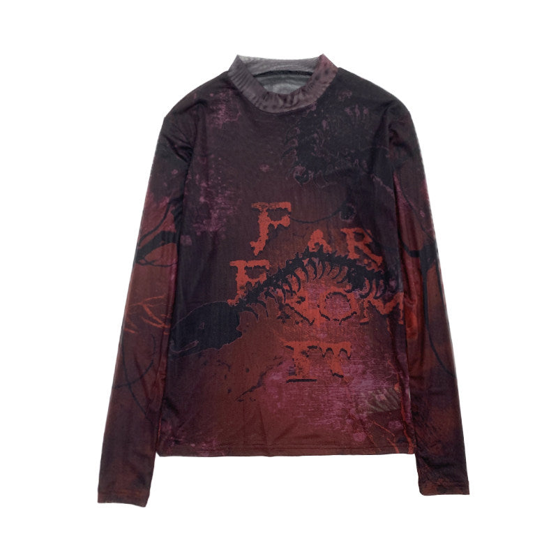 Ink Wash Long Sleeve T-Shirt