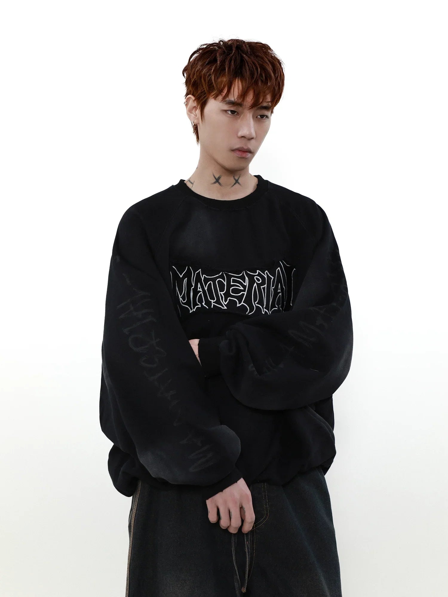 Logo Patch Oversize Sweatshirt