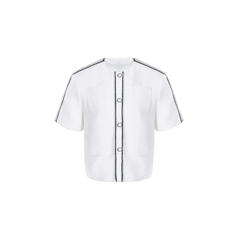 Pearl Design Short Sleeve Jacket