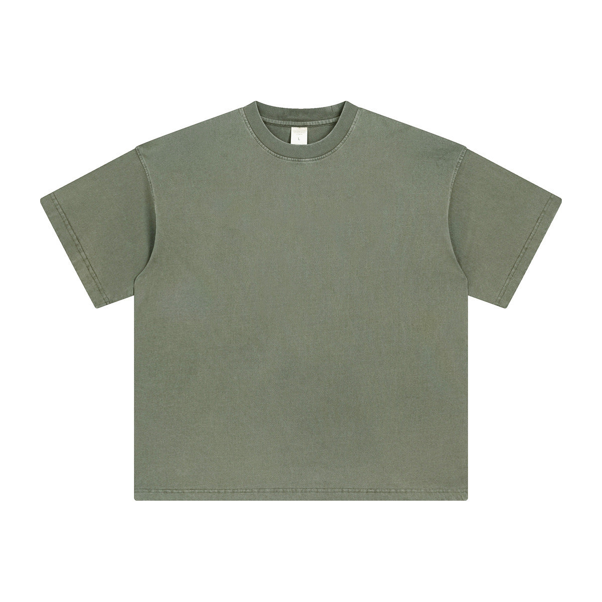 Oversize Washed Short-sleeve-T-shirt & Washed Short Sweatpants Setup