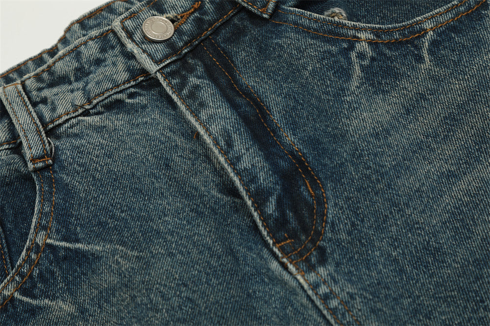 Retro Blue Supper Baggy Jeans