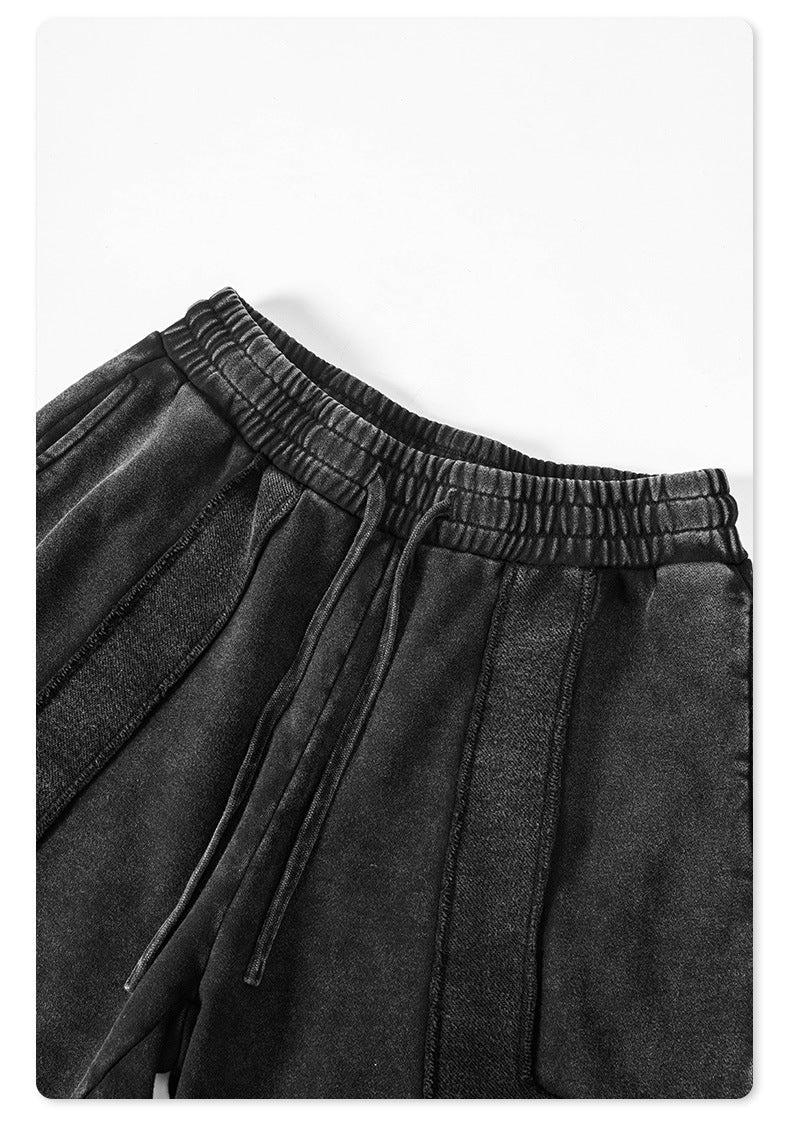 Washed Heavyweight Short Sleeve T-Shirt & Short Sweatpants Setup