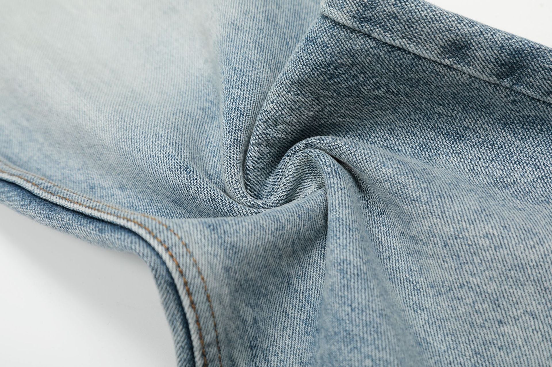Washed Damage Flare Denim Jeans