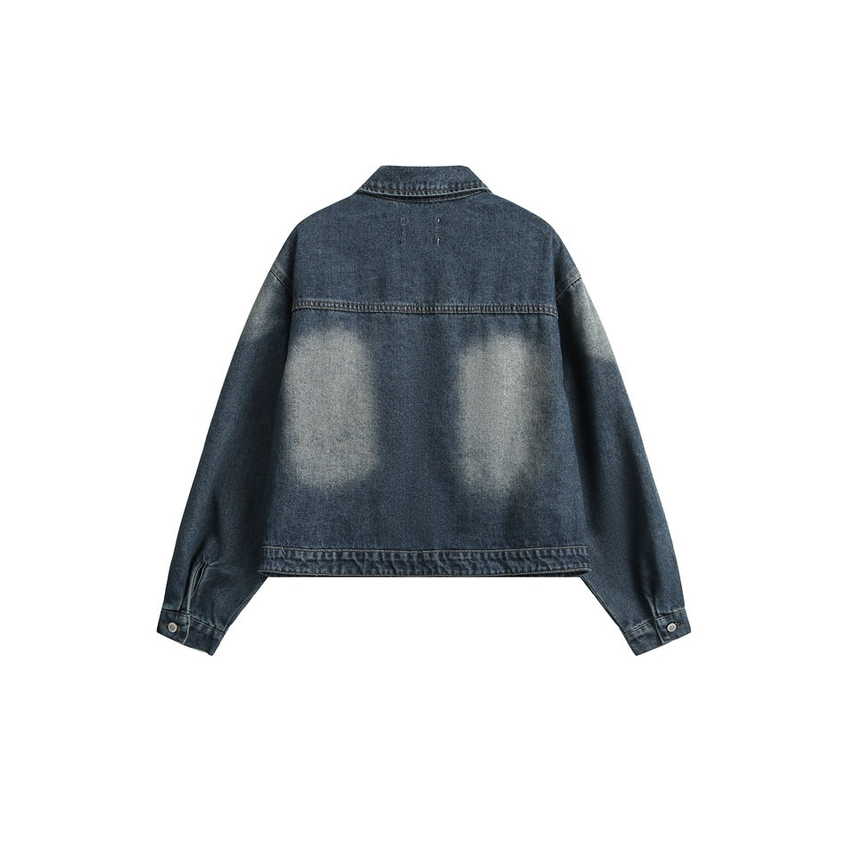 Chaqueta vaquera lavada retro
