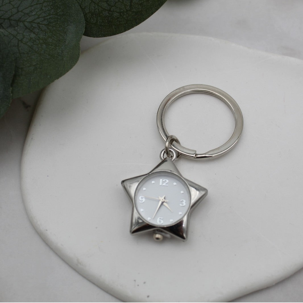 Star Clock keychain