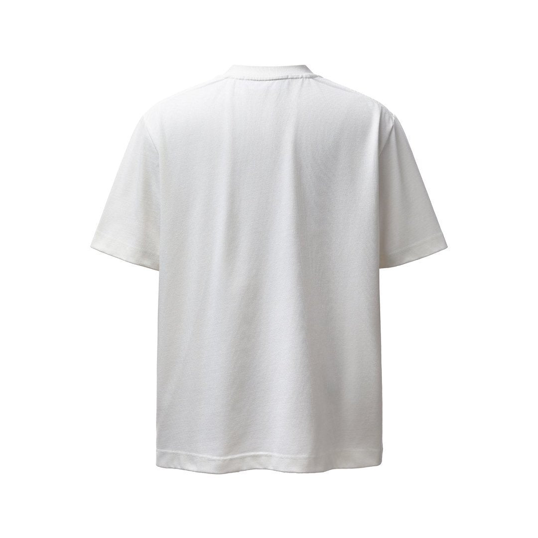 Necklece Design Heavyweight Washed Oversize Short Sleeve T-Shirt
