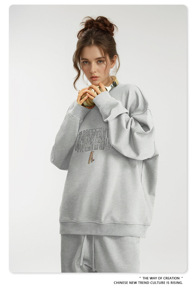 Oversize Round Neck Sweatshirt