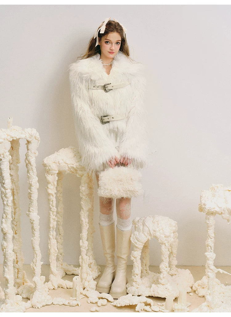 Double Backle Fur Jacket