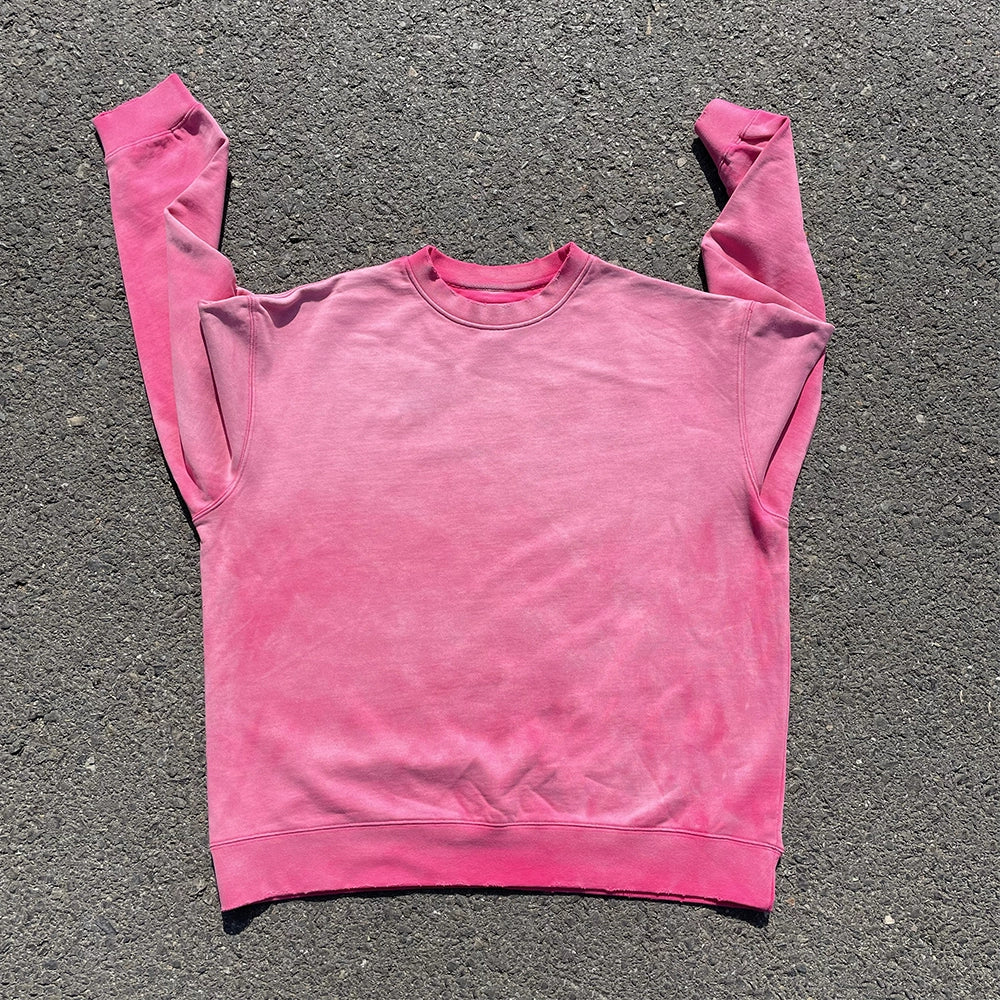 Gradient Spray Washed Sweatshirt