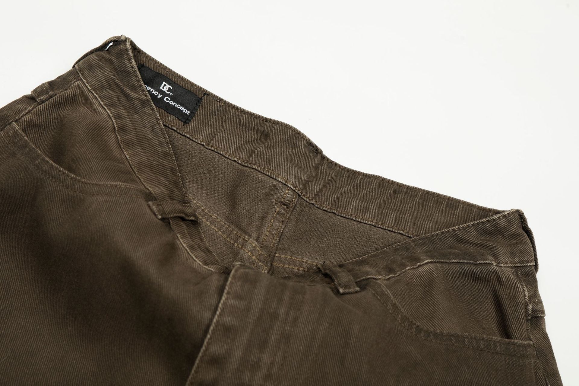 Deconstruction Multi Pocket Curved Cargo Pants