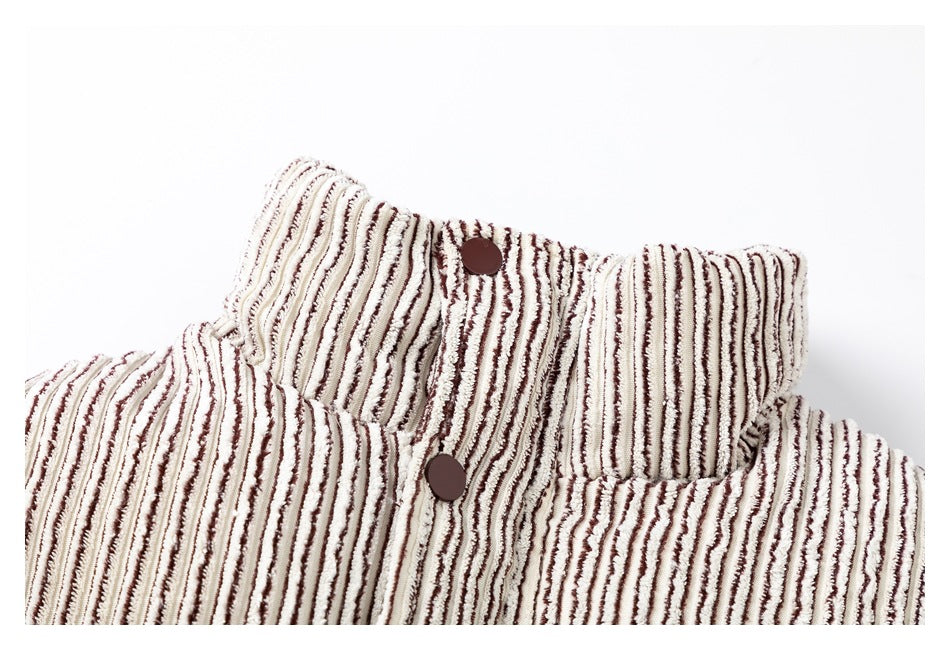 Retro Corduroy Puffer Jacket