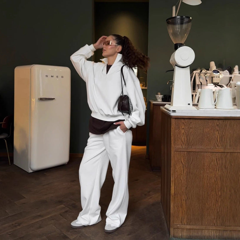 Oversize Lace-up Sweatshirt