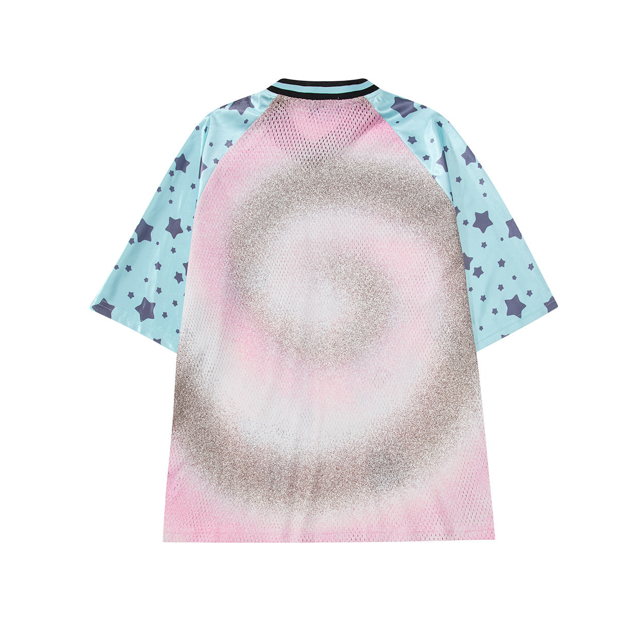 Cartoon Graphic Print V-Neck Short Sleeve T-Shirt