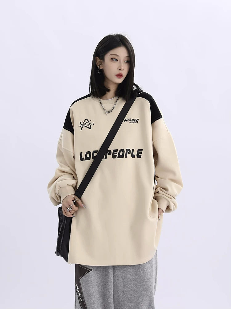 Oversized Round-Neck Sweatshirt
