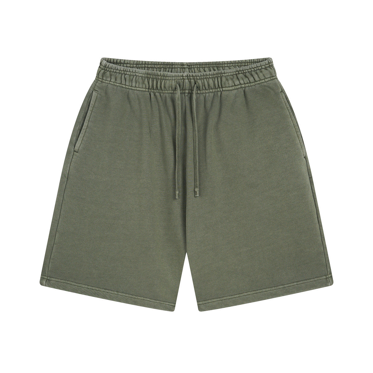 Oversize Washed Short-sleeve-T-shirt & Washed Short Sweatpants Setup