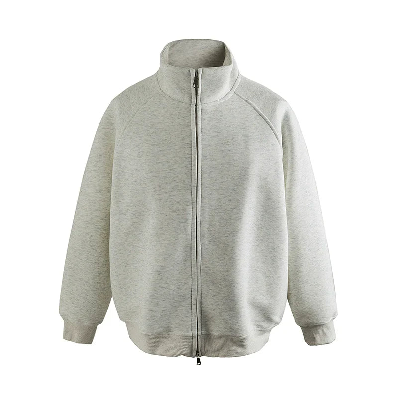 Heavyweight Double Ziper Sweatshirt