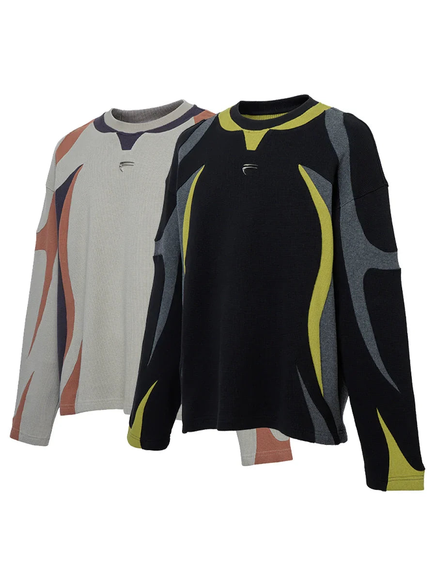 Waffle Oversize Sweatshirt