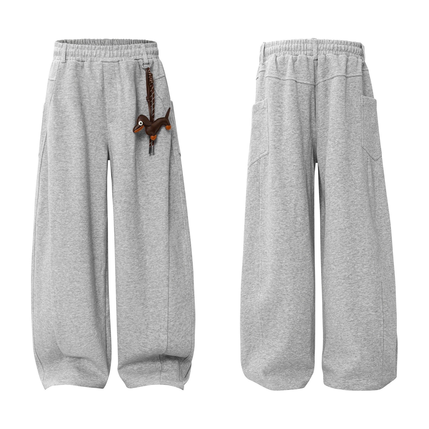 Pendant Wide Leg Barrel Sweatpants