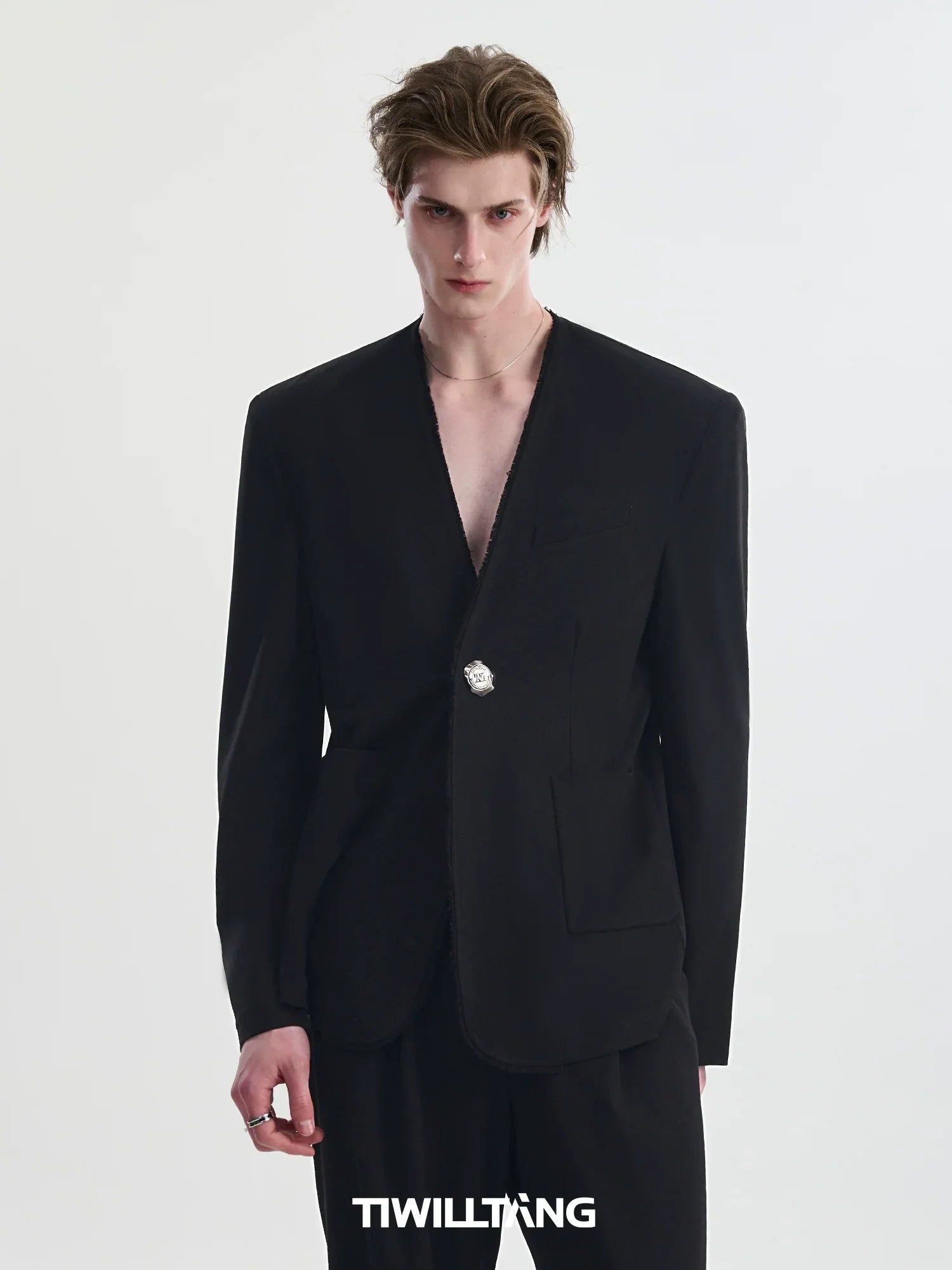 Single Button Tailored Jacket & Tuck-in Trousers & Tuck-in Short Trousers Setup