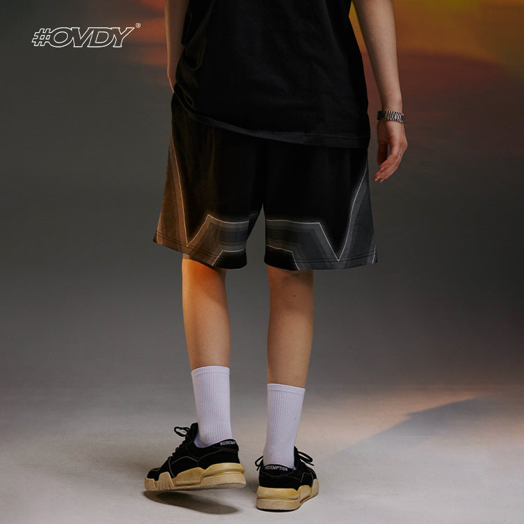 Breathable Straight-Leg Shorts