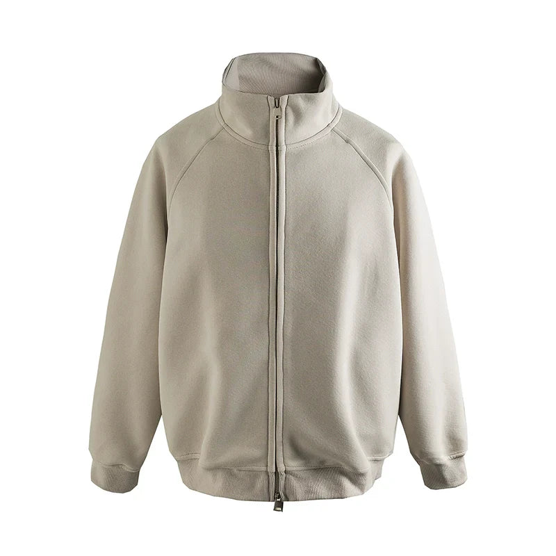 Heavyweight Double Ziper Sweatshirt