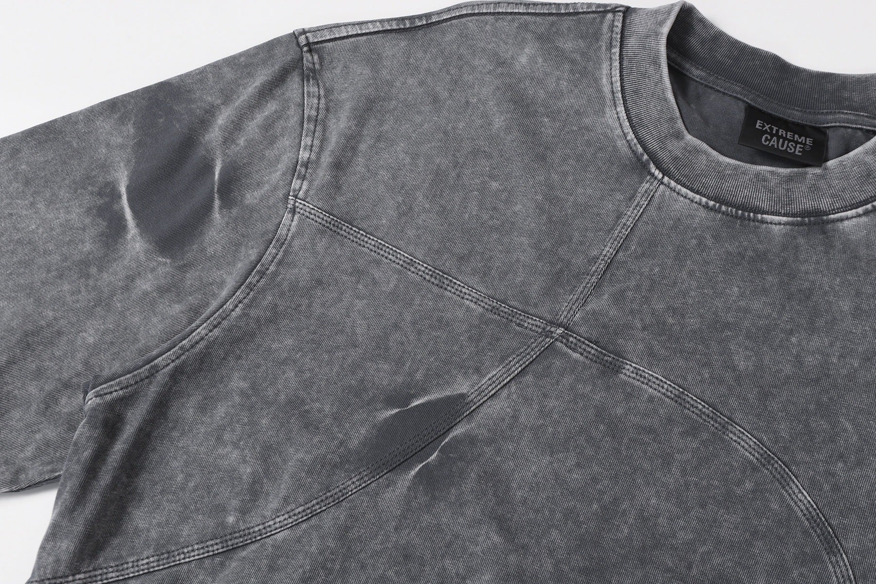 Heavyweight Washed Tie-Dye Short Sleeve T-Shirt