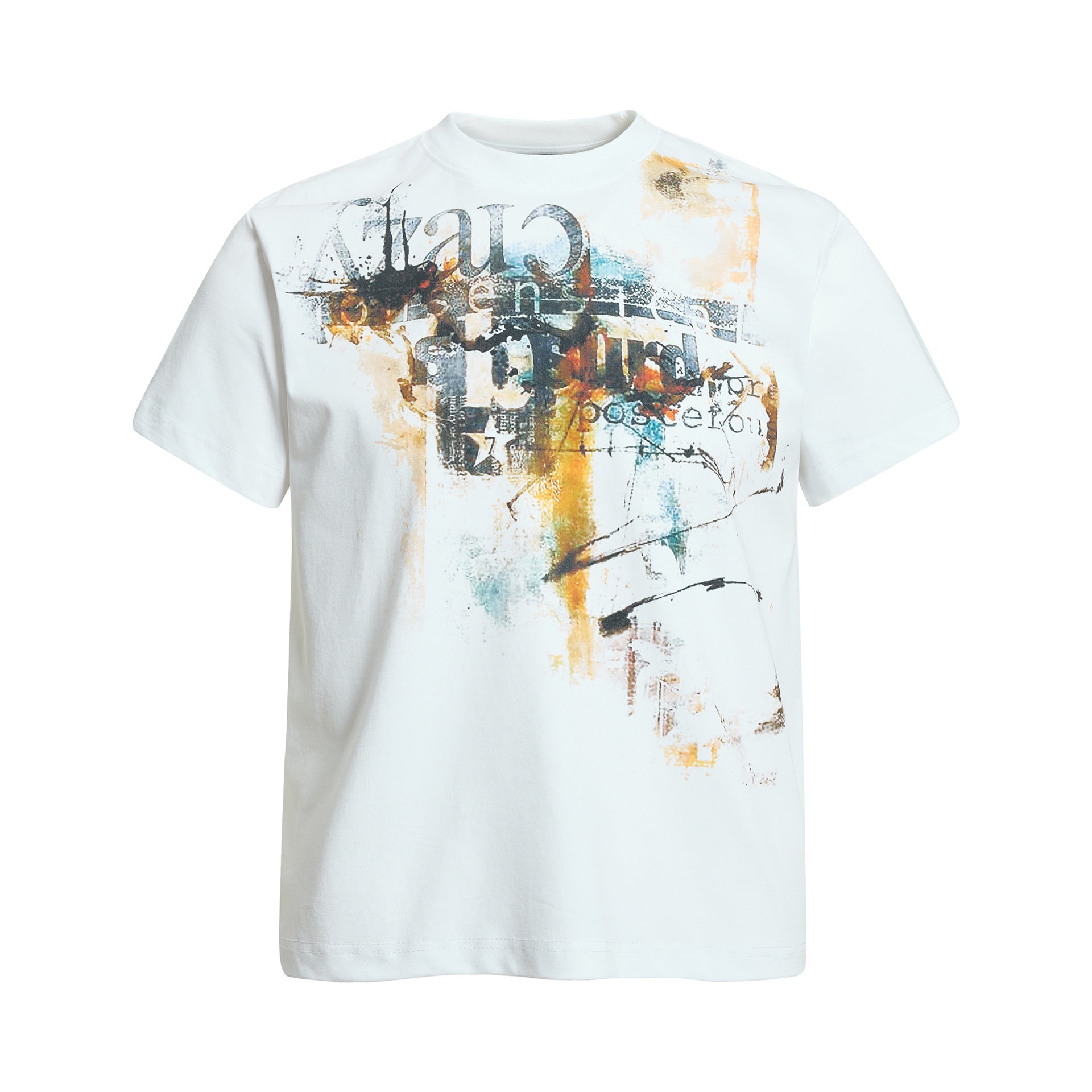 Paint Graphic Art Print Short Sleeve T-Shirt