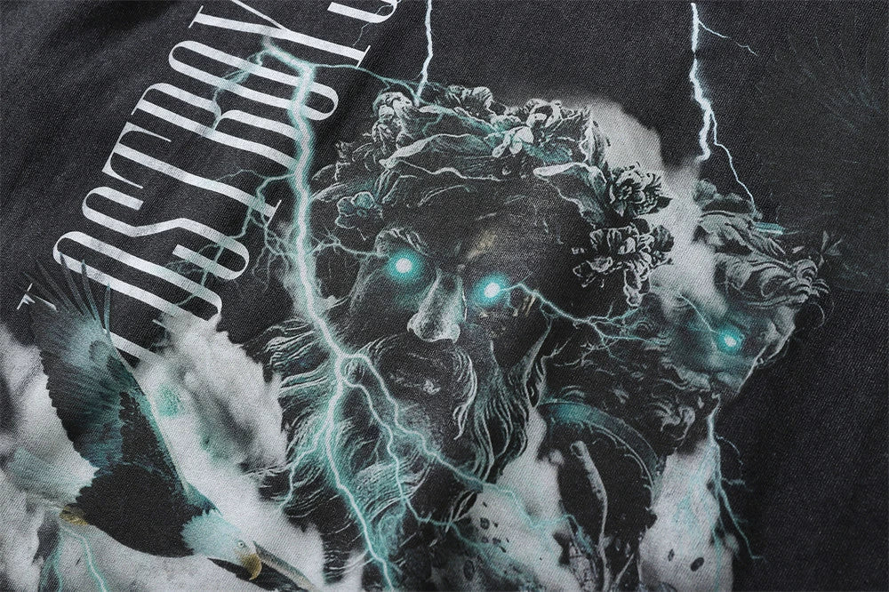 Greek God Print T-Shirt