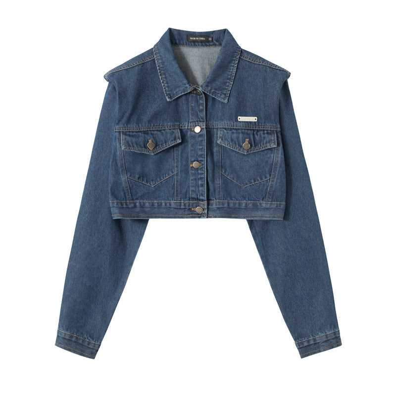 Hong Kong Style Versatile Denim Jacket