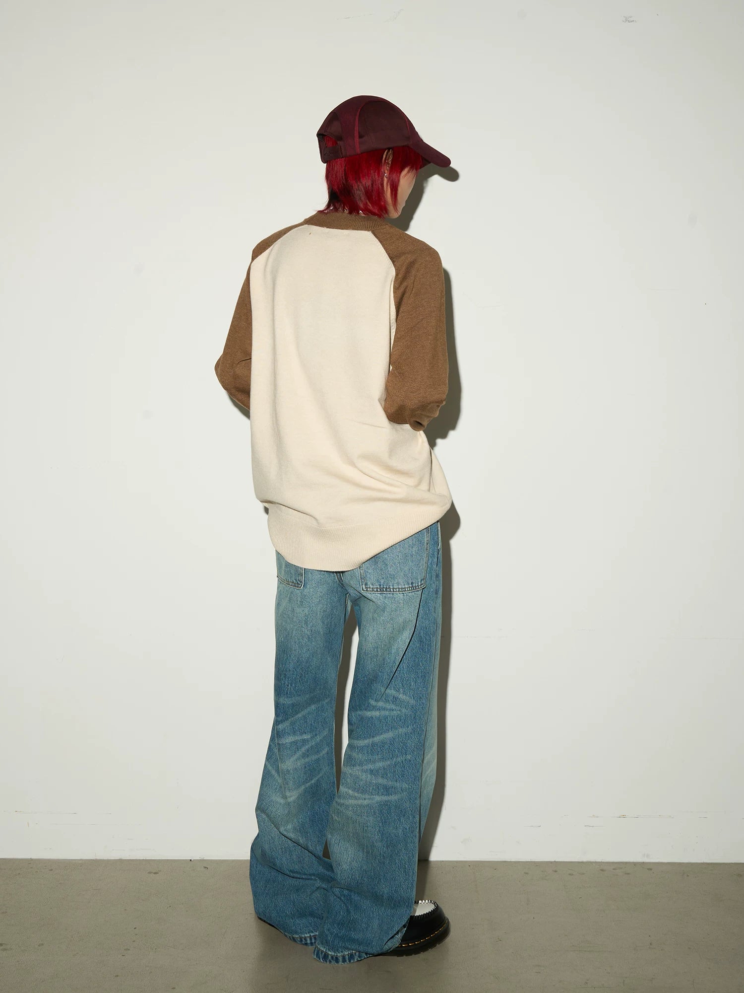 Washed Fade Flare Denim Jeans