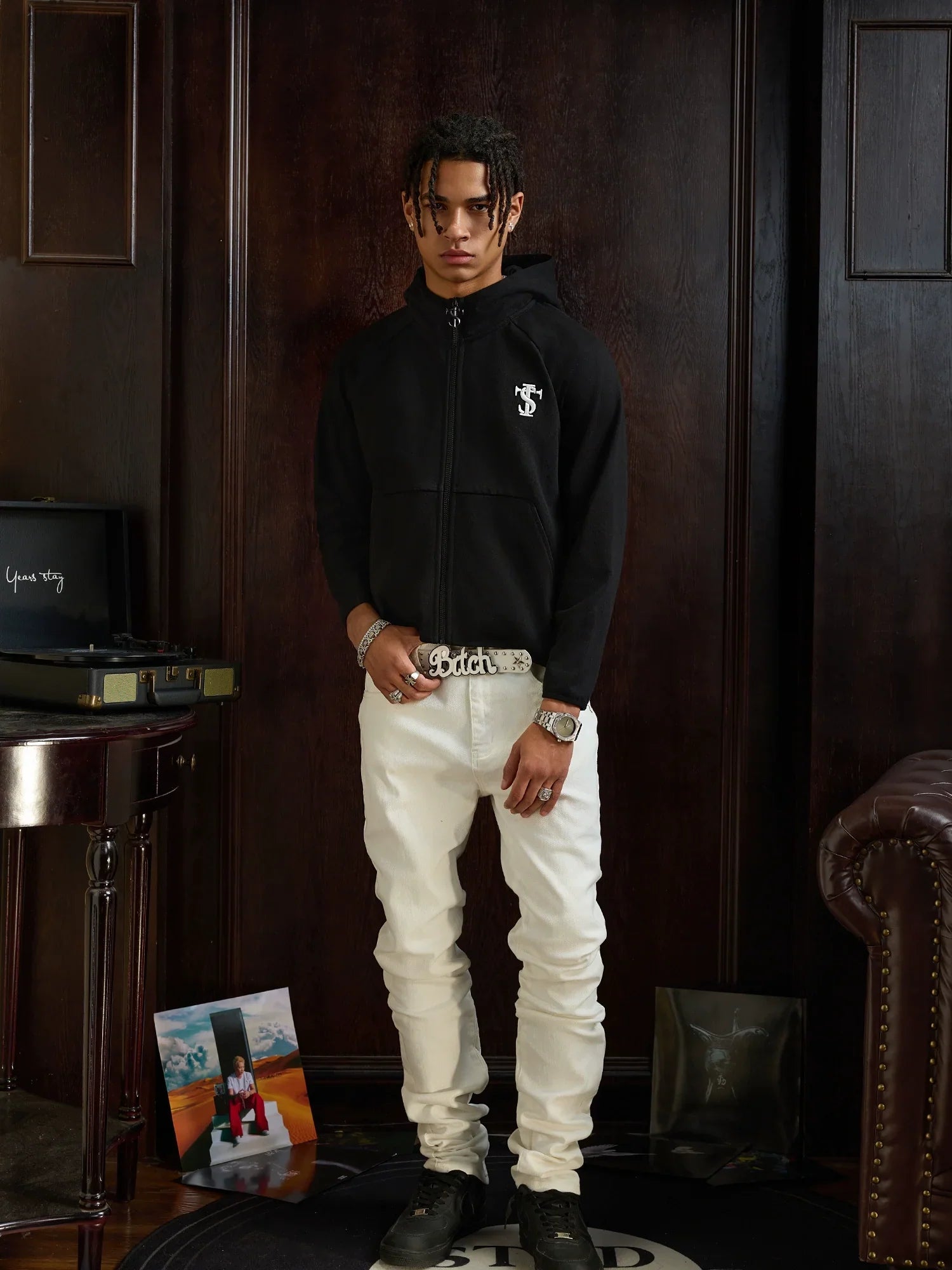 Sporty Zipper Hoodie