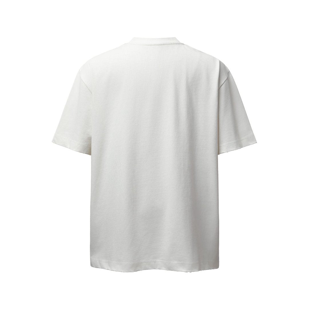 Heavyweight Metal Detail Short Sleeve T-Shirt