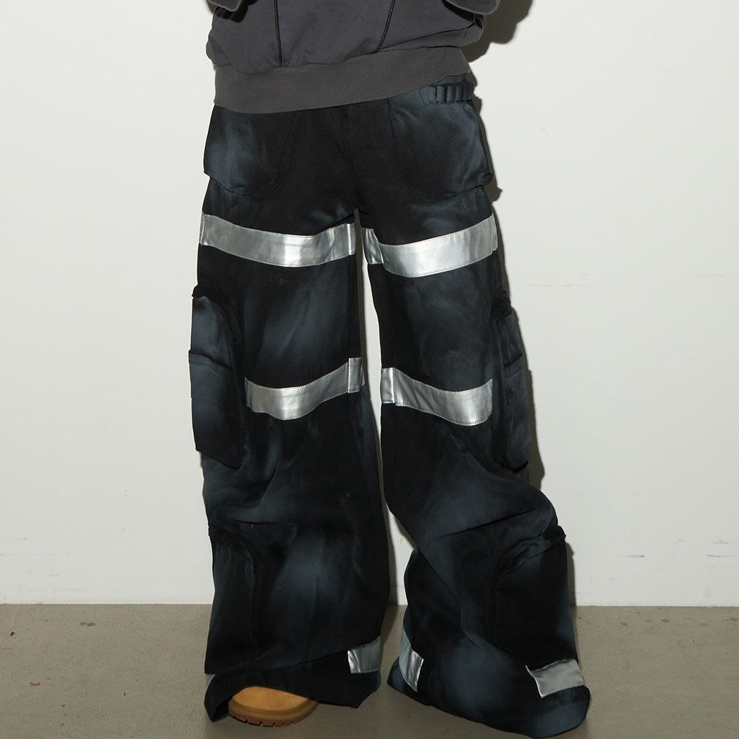 Reflective Stripe Cargo Pants