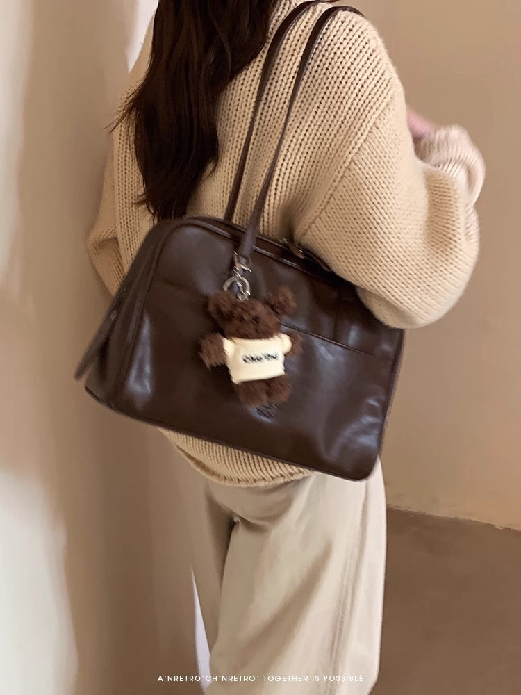 빈티지 통근용 토트백