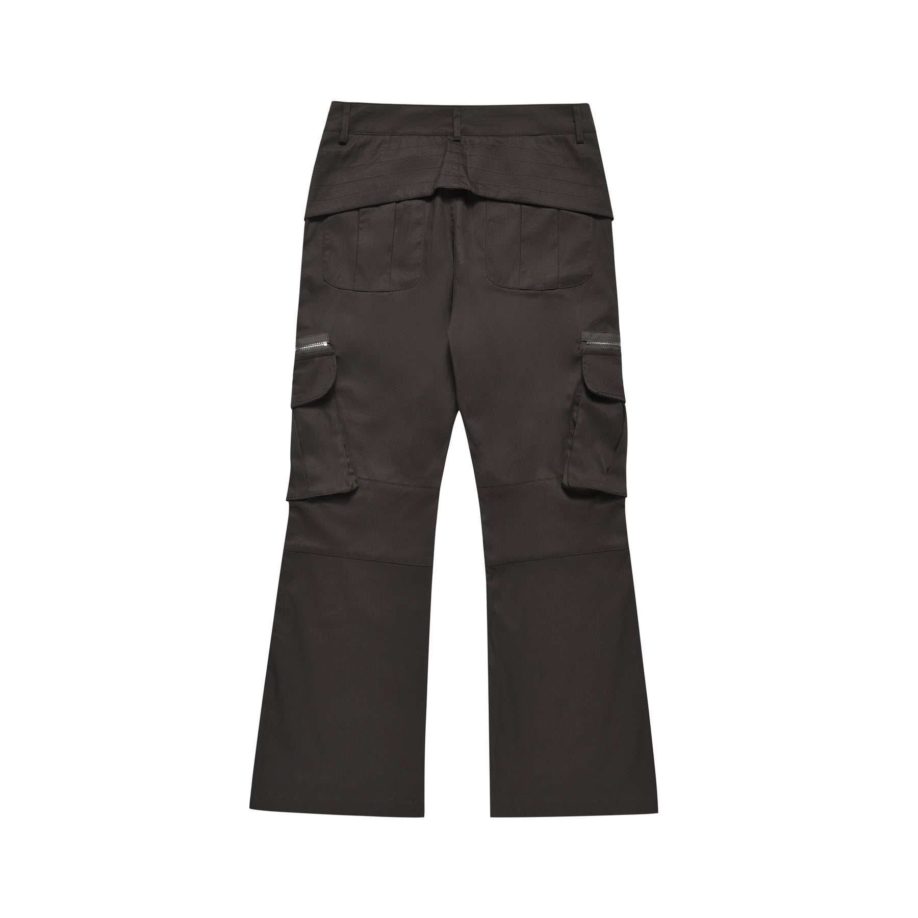 Zip Pocket Wide Leg Cargo Pants