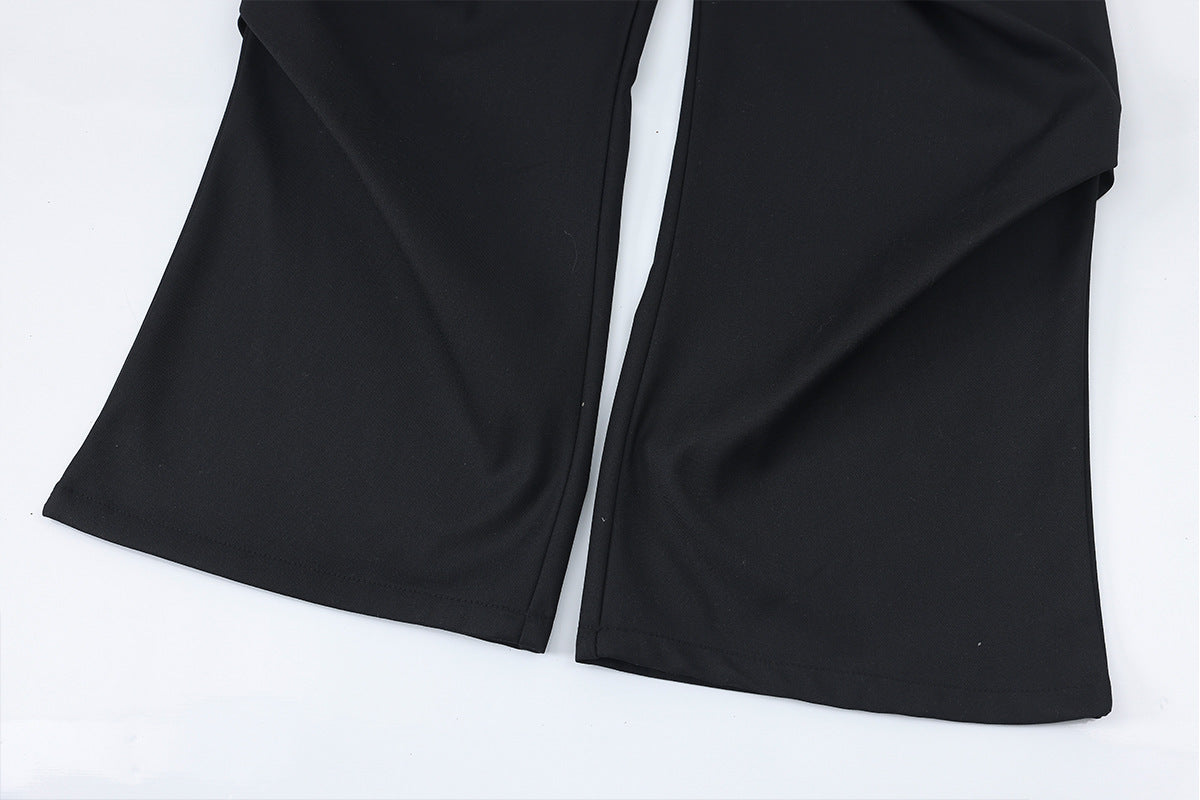Pleats Flare Pants